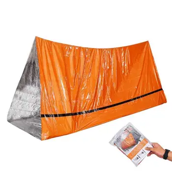 În Aer Liber De Urgență Cort De Supraviețuire Instrumente Esențiale Pliabil Camping Salvare Reflectorizante Adăpost Portabil Refugiu Primul Ajutor Pătură, Sac