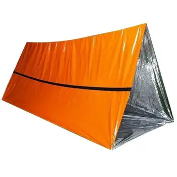 În Aer Liber De Urgență Cort De Supraviețuire Instrumente Esențiale Pliabil Camping Salvare Reflectorizante Adăpost Portabil Refugiu Primul Ajutor Pătură, Sac