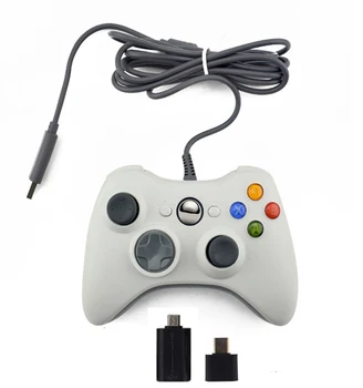 USB Gamepad cu Fir pentru Xbox 360 /Slim Controler pentru Windows 7/8/10 Microsoft PC Suport Controler de Joc Steam