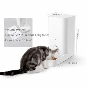 PETKIT Automată Cat Alimentator Câine Distribuitor produse Alimentare Activat pentru Wi-Fi Inteligent Alimentator cu Timer Programabil Pet Feeder pentru Caini si Pisici