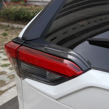 Mânz de Ardere 4buc ABS Cromat Spate Coada de Lumină de Lampă Capac Autocolant Decor Ornamental Accesorii Pentru Toyota RAV4 2019 2020