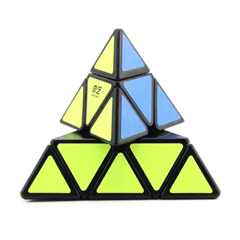 Qiyi 3x3 Piramida Viteza Cub Magic Profesionale Magic Cube Puzzle-uri Colorate Jucării Educative Pentru Copii