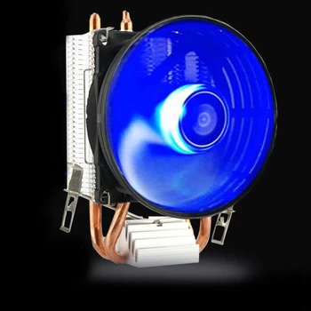 CPU Cooler Master 2 Cupru Pur Caldura-tevi Ventilator cu Lumina Albastra Înghețe Turn Sistem de Răcire cu Ventilatoare PWM M5TB
