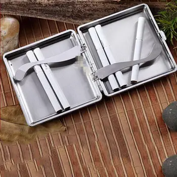 Caz pentru Cigarets Piele Metal țigară caz 20 de Fumul de Tigara Suport cutie Cutie Cutie pentru Țigări Perfect Pentru un Cadou