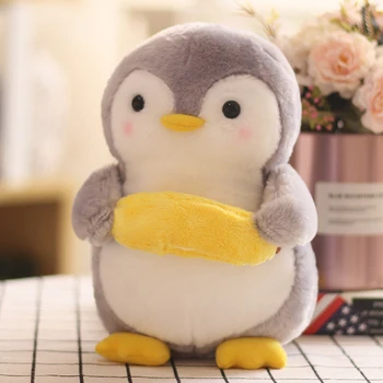 Pinguin Drăguț Îmbrățișarea Fructe De Pluș Umplute Păpușă Jucărie Pentru Copii Decor Acasă Valentine Cadou