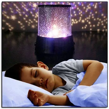LED Lumina de Noapte Proiector Cer Instelat Star luna Maestru Copii Copii Copii Dorm Romantic plin de culoare Led lampa de Proiecție L4