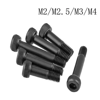 M2 M2.5 M3 M4 Model bucșă șurub din oțel Carbon șurub jumătate fir negru 12.9 grad de înaltă rezistență semi fir hexagon socket