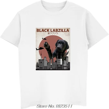 Fierbinte De Vânzare De Moda Amuzant Negru Labzilla | Amuzant Labrador Retriever Laborator Dog T-Shirt Pentru Bărbați Amuzant Tricou Harajuku Streetwear