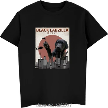 Fierbinte De Vânzare De Moda Amuzant Negru Labzilla | Amuzant Labrador Retriever Laborator Dog T-Shirt Pentru Bărbați Amuzant Tricou Harajuku Streetwear