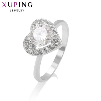 Xuping De Lux Ring Stil Minunat Inima Sinceră De Culoare Placat Cu Promisiunea De Logodna Inel Dragoste Cadouri 13260