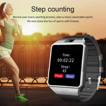 Ceasul Inteligent Dz09 Aur Argint Ceasuri Smartwatch Pentru Ios, Pentru Android Cartela Sim Ceas Camera