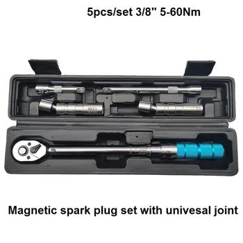 5pcs magnetic sparking plug tensiune cheie 3/8