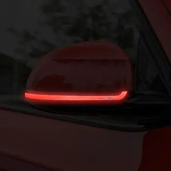 1Pair Auto Oglinda retrovizoare Autocolant Reflectorizant Decal Vinil Autocolant Decal Dungă Autocolant pentru BMW Seria X X3 X4 X5 X6