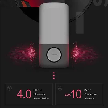 Youpin Sleepace Muzica Lampă de Noptieră Lumină LED-uri Portabile Bluetooth Speaker APLICAȚIE fără Fir de Control de Sincronizare Dormitor Birou Lumina de Noapte