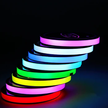 2 BUC LED-uri Auto Logo Cana de Apa Pad Pentru Geely Multicolor de Lumină Auto Suport pentru pahar Mat roller-Coastere Atmosfera Decor Accesorii Auto