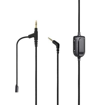 VoIP Cablu Căști cu Microfon pentru Boompro Gaming Headset V-MODA Crossfade M-100 LP LP2 M-80 Audio - Line cu Mute