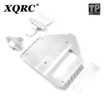 XQRC Șasiu armura anti-coliziune armura placă de oțel inoxidabil pentru 1 / 6 losi super Baja Rey upgrade 2.0