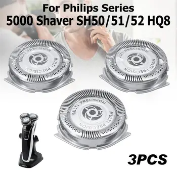 3PCS Cap de Tăiere Instrument aparat de Ras Philips Seria 5000 aparat de Ras SH50/51/52 HQ8