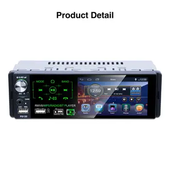 4.1 Inch 1 Din Bluetooth Ecran Tactil RDS Multimedia Auto MP5 Auto Stereo Radio Player Suport Micophone și Camera retrovizoare