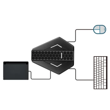 VACCINURI Adecvate pentru X-360 / X-1 / P3 / P4 / N-Comutator Consolă de jocuri Tastatura și Mouse-ul Converter