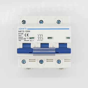 ICHYTI NBT2-125 3P 80A100A 125A 400VAC MCB Miniature Circuit Breaker întrerupător principal D Curba Mater Comutator