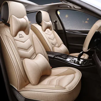 De lux Huse Auto de Interior Automobile Seat Protector Set SEAMETAL Patru Sezoane Scaun Acoperă Pernă Scaun Auto Accesorii
