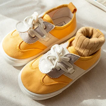 Primavara Toamna pentru Copii Panza Pantofi coreea Bomboane de Culoare Talpa Moale Aluneca Pe Copii Adidași de Moda Băieți Fete Casual Non-alunecare Pantofi