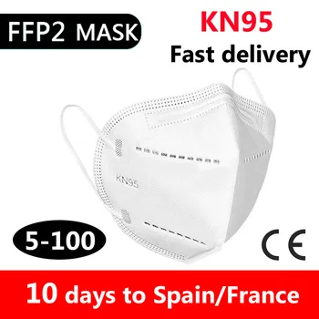 5-100buc ffp2mask KN95 Măști ce masca adult ffp2reutilizable mascherine KN95 Mascarillas Gura Măști de Protecție ffp2 Lavabil