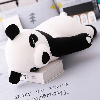 Desene Animate Minte De Pluș Urs Panda Iepure Pisică Shiba Inu Jucării Câine Drăguț Animale De Păpuși Umplute Copii Cadou De Ziua Pernă De Pluș