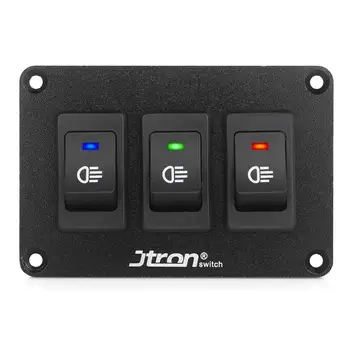 Jtron DC12V-24V 30A LED comutator basculant Masina de Ceață Comutator 3 on-off Switch-uri cu Panou de Sârmă pentru Masina barca suv