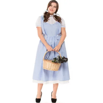 Umorden Adult Dorothy Vrăjitorul din Oz Costum Rochie Plus Dimensiune XXXL Femei Clasic de Halloween, Costume de Cosplay