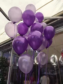 De înaltă calitate 12 inch 2.8 g Perla balon 35pcs/lot violet/argintiu Opțional latex, baloane nunta consumabile festivalul de partid decor