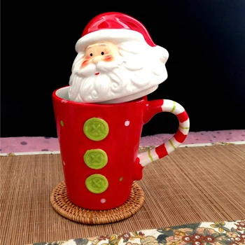Crăciun Ceramice Cani de Ceai 350 ml Amuzant Călătorie Cana de Cafea Drăguț Pahar Moș Crăciun, om de Zăpadă Pinguin Elan Fete Baieti Prieteni Cadouri