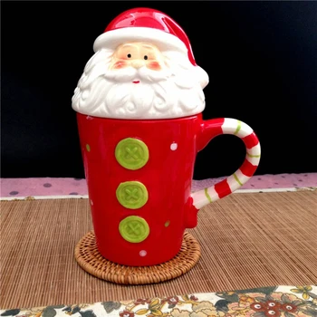 Crăciun Ceramice Cani de Ceai 350 ml Amuzant Călătorie Cana de Cafea Drăguț Pahar Moș Crăciun, om de Zăpadă Pinguin Elan Fete Baieti Prieteni Cadouri