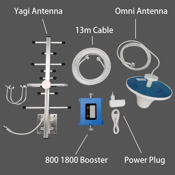 4g Amplificator de Semnal 4G Antena Amplificator de Semnal de Telefon Mobil de Rapel Telefon Mobil Celular Repetoare de Rețea Dual Band LTE 800 1800