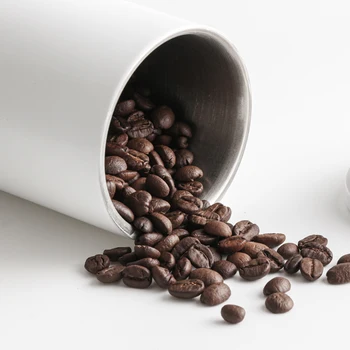 CAFEDEKONA sigilat cutii de 0,4 L din oțel inoxidabil de cafea stocare borcan cu Unidirecțional de aerisire Magazin de ceai, nuci de stocare de Bucatarie borcane instrument