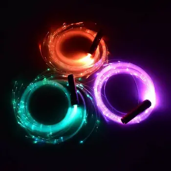 LED-uri de Fibra Optica Bici Dans Bici de 360 de Grade Multicolor Fibra Optica Lanterna pentru Petreceri, Spectacole de Lumini de Crăciun Festival de Muzica