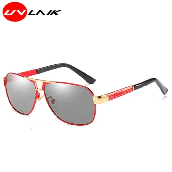 UVLAIK 2020 Photochromism Anti-orbire Oameni de Conducere ochelari de Soare Polarizat Clar Textura Bărbați Umbra Soare Ochelari de protectie UV400 Pentru Masina Auto