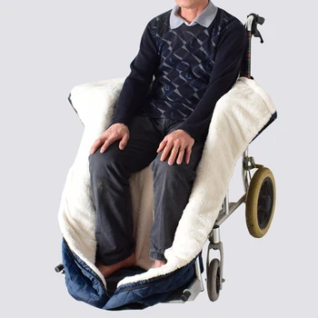 Noi Pluș Căptușeală Lână Cu Rotile Mai Cald Capac Roata Scaun Pătură De Iarnă Piciorul Piciorul Cald Geanta Pentru Persoane Cu Handicap Senior În Vârstă