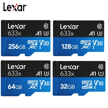 Lexar Card Micro SD TF 32GB/64GB/128GB/256GB/512GB 633X 95mb/s SDHC, SDXC Memorie MINI Cititor de Card TF Uhs-1 Pentru Drone Gopro Sport