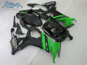 Profesionale carenajele kit pentru KAWASAKI Ninja ZX10R 2008 2009 2010 ABS plastic carenaj kituri ZX 10R 08 09 10 verde negru caroseriilor
