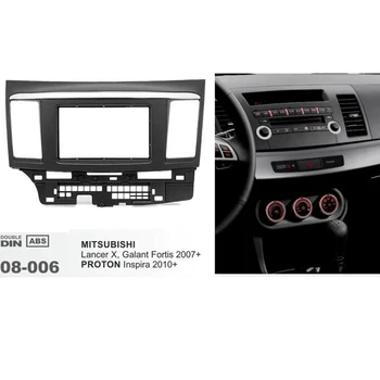 08-006 Radio Auto Fascia Panou Pentru toyota camry/MITSUBISHI Lancer X Galant Fortis Stereo Bord CD Tapiterie Cadru de Instalare Kit
