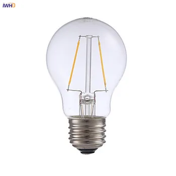 IWHD A19 Industriale Decor Lampara Epocă Lampa E27 220V Fiolă LED Edison Becul Retro Lampă Bec Ampul Bombilla Gloeilamp