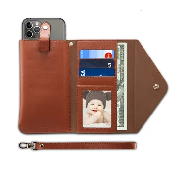 Noi de lux din piele multifuncțional universal telefon mobil caz Pentru iphone caz portofel de moda de design de caz Pentru iphone samsung