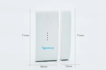 Sgooway Wireless 433MHZ Geam Usa detector de Securitate Inteligent Decalaj Senzor pentru Acasă de Securitate WIFI GSM GPRS sistem de Alarma