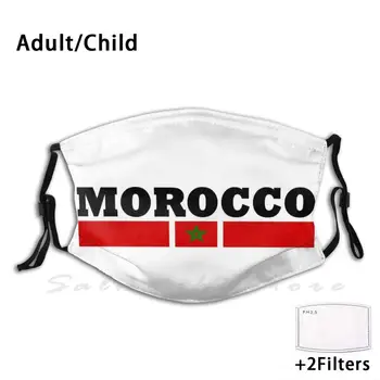 Masca Maroc - Cool Maroc Flag Milaino Inima Constructor De Corp I Love Love Maroc Maroc Rece Cooler Nou 2020 2021 Marrakech