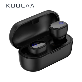 KUULAA Bluetooth 5.0 Căști Sport cu Adevărat Wireless Căști TWS Pavilioane set cu Cască Pentru iPhone Xiaomi Telefon Samsung Jocuri