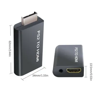 Pentru PS2 la HDMI Cablu convertor Audio de ieșire adaptor HDTV pentru Sony PS2 model PC, Android TV box
