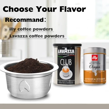 Pentru Nespresso Vertuoline Cafea Capsulă Capsulă Din Oțel Inoxidabil, Metal Filtre De Cafea Ceasca Cu Sigiliu Din Aluminiu, Capace