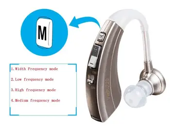 Wireless 4 Modul auditiv Portabil Mini Durabile de Reducere a Zgomotului Digital auditiv Urechea Sida pentru persoanele în Vârstă de Sunet